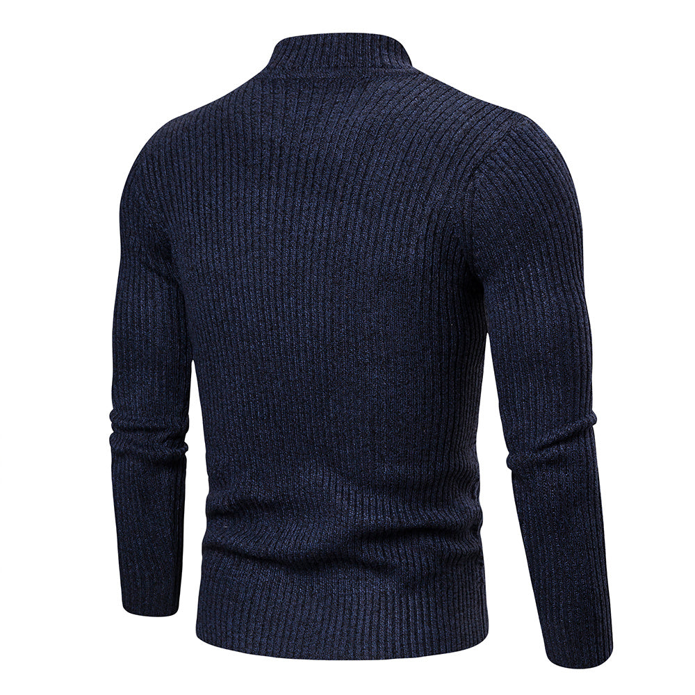Men's Fashion Trend Twisted Long-Sleeved Sweater Casual Sports Sweater
