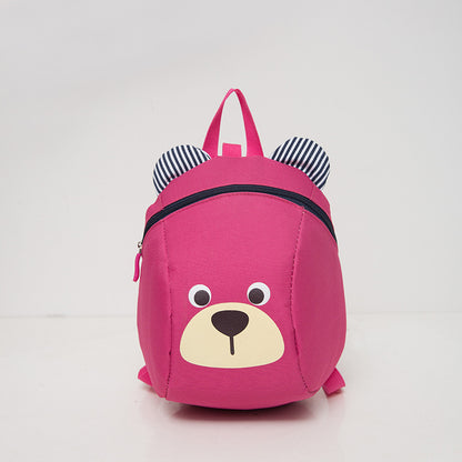 New baby cartoon bear double back 1 to five years old Minilight bag to prevent loss of shoulder bag