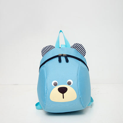 New baby cartoon bear double back 1 to five years old Minilight bag to prevent loss of shoulder bag