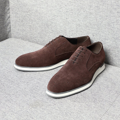 All-matching British Style Suit Business Formal Wear Leather Shoes