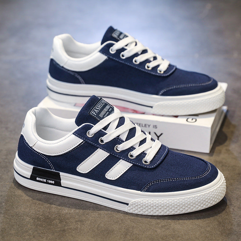 Men's Canvas Shoes Spring Breathable Flat