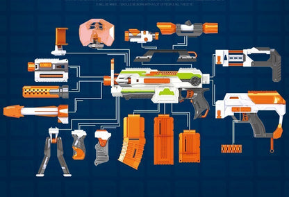 Children's Toy Gun Compatible Pistol Rifle Electric Submachine