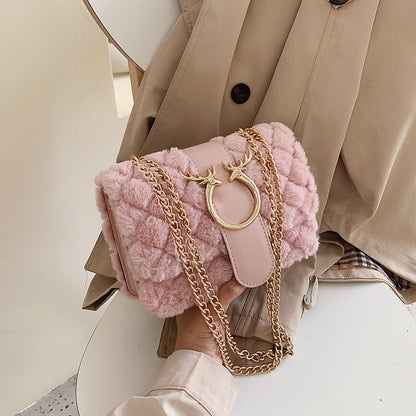 Women's diagonal shoulder bag