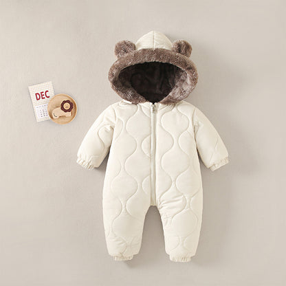 Baby Down Cotton-padded Clothes Winter Jumpsuit