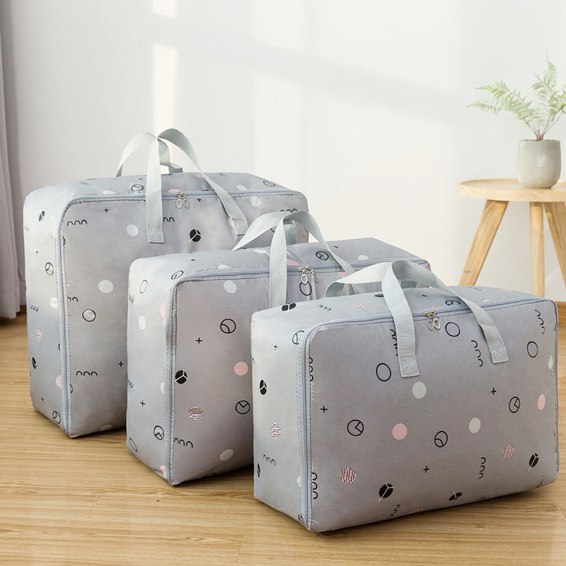 Hand Held Large Clothes Storage Luggage Woven Bag