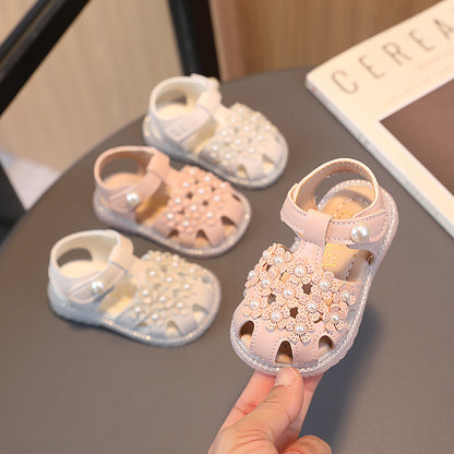 Baby Soft Bottom Flower Sandals