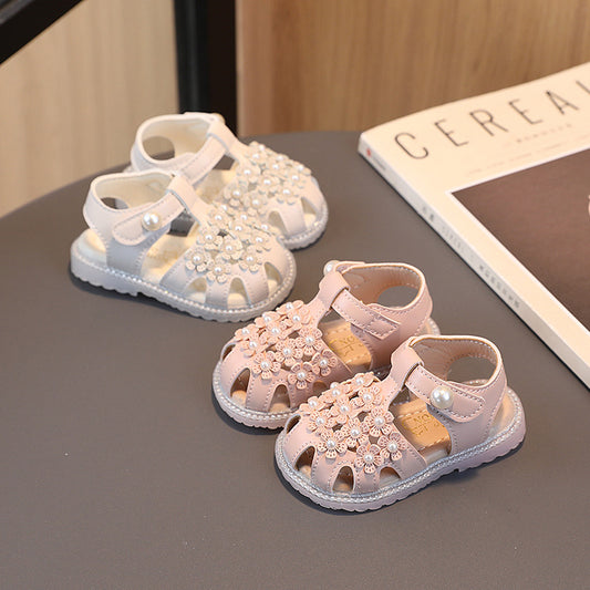 Baby Soft Bottom Flower Sandals