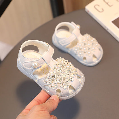 Baby Soft Bottom Flower Sandals
