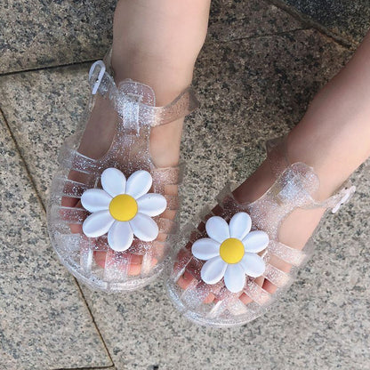 Daisy Flower Children's Shoes Princess Baotou Baby