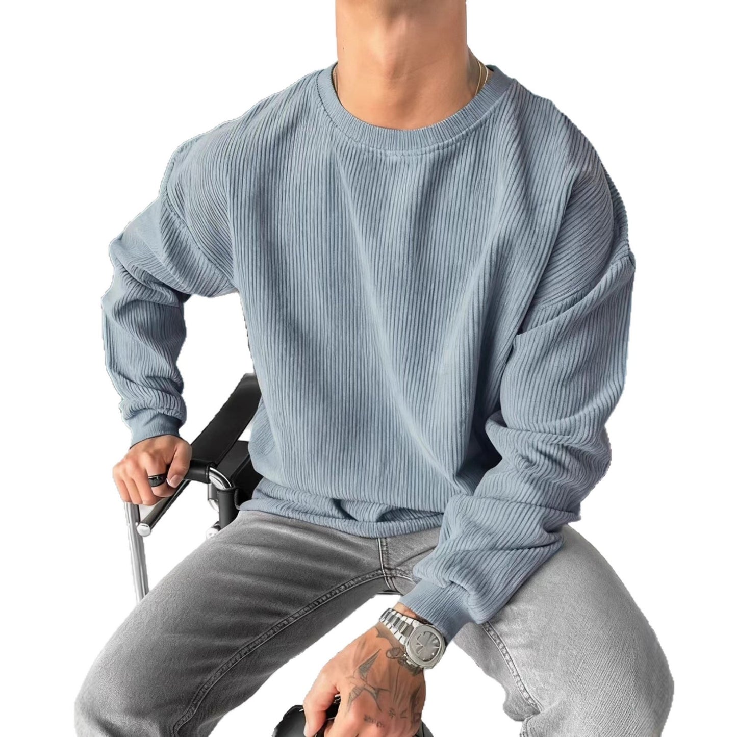 Casual Trends Round Neck Sweater Long Sleeve