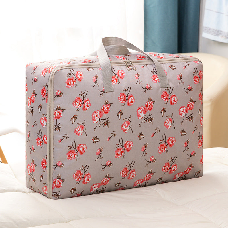 Hand Held Large Clothes Storage Luggage Woven Bag