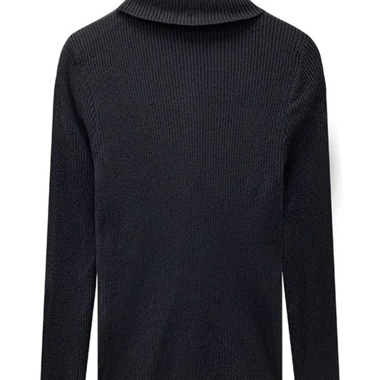 Thickening Inner Wear Skinny Versatile Long Sleeve Thermal Turtleneck Sweater For Women