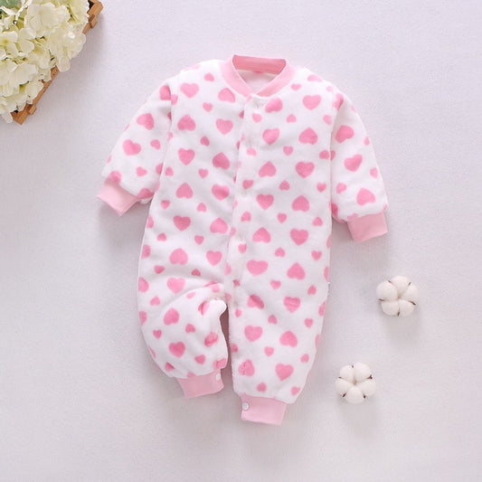 Thicken Baby Romper For Boys And Girls Aged 0-1-2