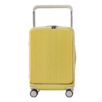 Front Fastening Wide Pull Rod 20-inch Lightweight Luggage