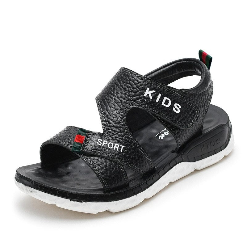 Boy's  Leather Sandals Soft Bottom Non-slip Casual Children's Sandals
