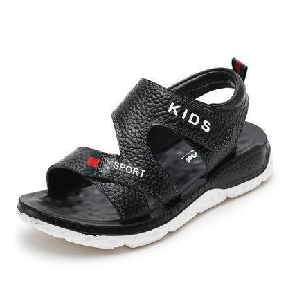 Boy's  Leather Sandals Soft Bottom Non-slip Casual Children's Sandals