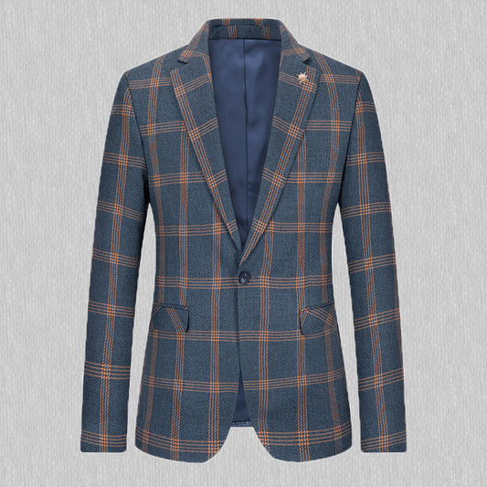 Men's Trendy Slim Fit Small Business Suit Casual Handsome Coat