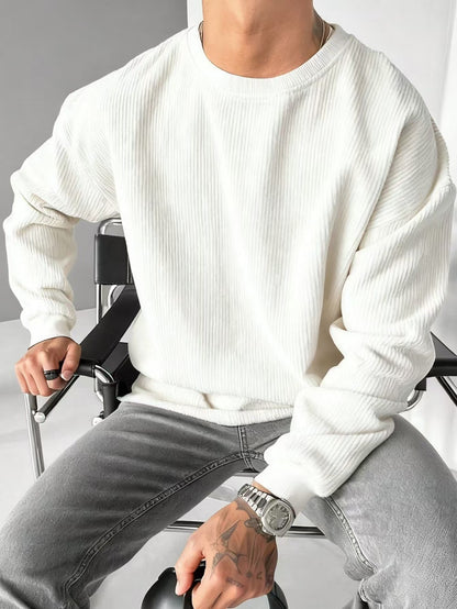 Casual Trends Round Neck Sweater Long Sleeve