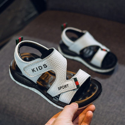 Boy's  Leather Sandals Soft Bottom Non-slip Casual Children's Sandals