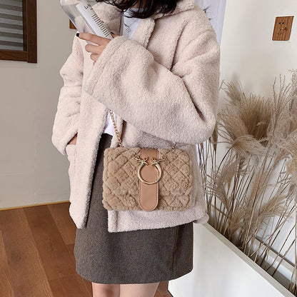 Women's diagonal shoulder bag