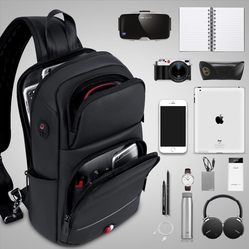 Fashionable waterproof nylon messenger bag