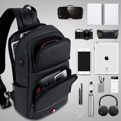 Fashionable waterproof nylon messenger bag