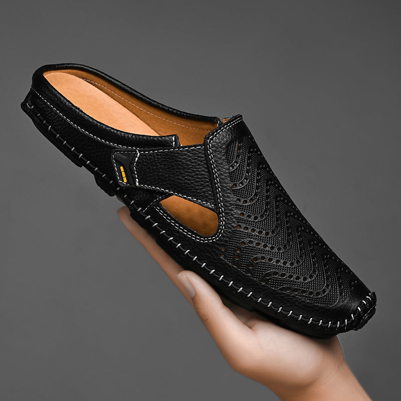 Fashion Men's Closed Toe Casual Breathable Sandals