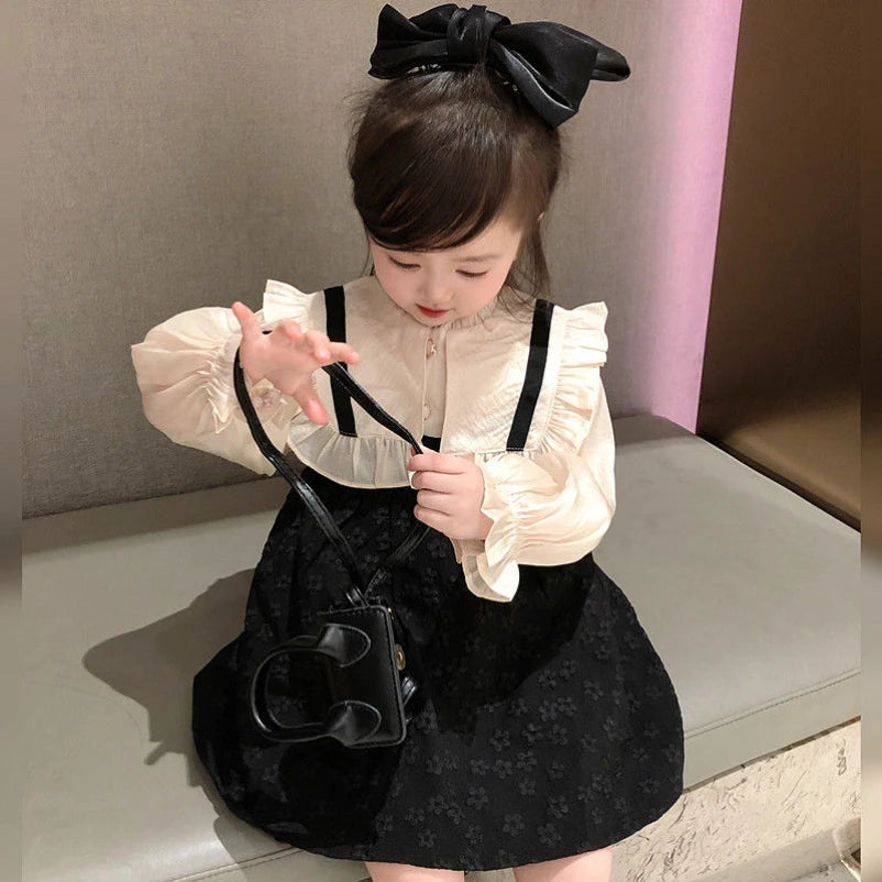 Girls Summer Dress Fashion Bow Birthday Party Princess Dresses Clothing Children Outfits Vestidos LT