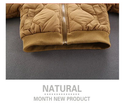 Boys Clothes Warm Winter Girls Coat Kids Jacket Boys Outerwear Thicken Coats Cotton Boy Thicken Baby Clothing For Girl 2-7Y
