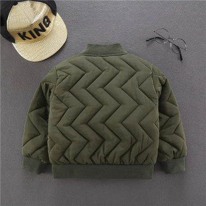 Boys Clothes Warm Winter Girls Coat Kids Jacket Boys Outerwear Thicken Coats Cotton Boy Thicken Baby Clothing For Girl 2-7Y