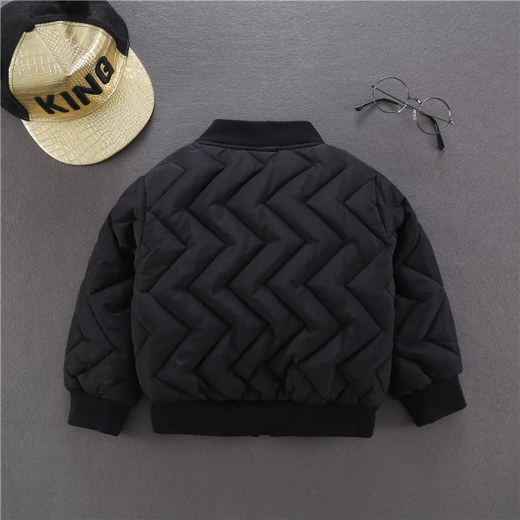Boys Clothes Warm Winter Girls Coat Kids Jacket Boys Outerwear Thicken Coats Cotton Boy Thicken Baby Clothing For Girl 2-7Y