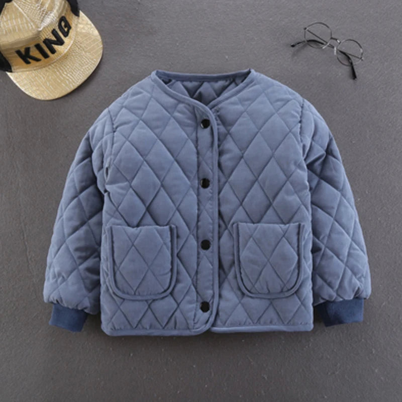Boys Clothes Warm Winter Girls Coat Kids Jacket Boys Outerwear Thicken Coats Cotton Boy Thicken Baby Clothing For Girl 2-7Y
