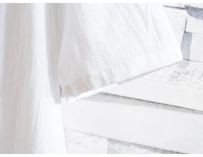 (Shirt + trousers) 2025 summer men shirt Man Cotton and linen shirts Short sleeve men's casual shirts men A set of clothes M-5XL