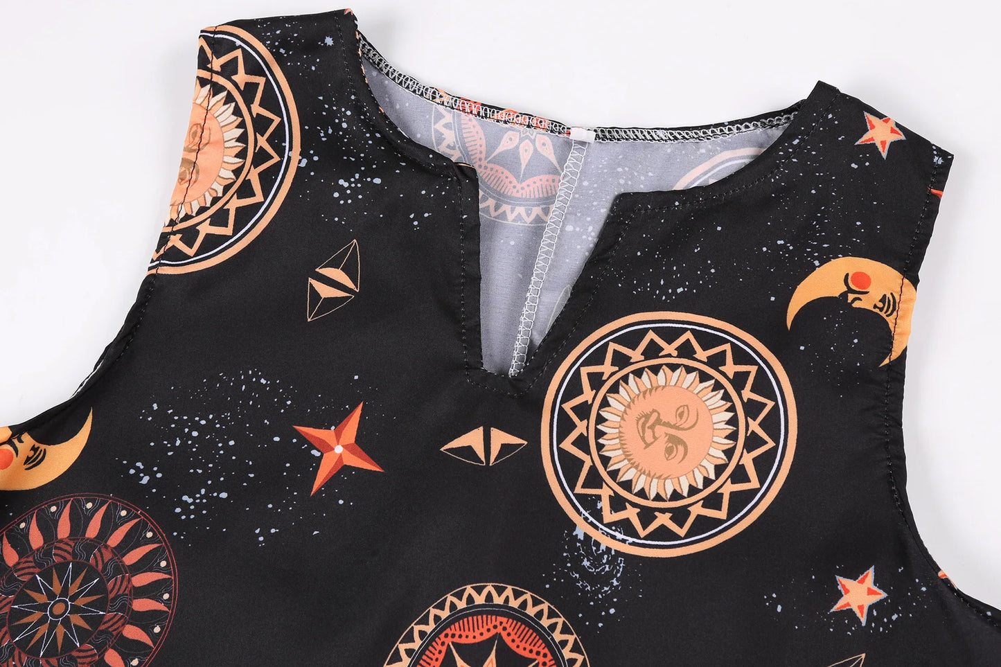 Summer Bohemian Sundress Vintage Sleeveless Women Floral Printed Maxi Long Dress Casual Dress Robe Femme Party Vestido Sarafans