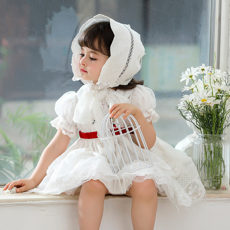 Summer Baby Girls Flower Girl Dresses  Kids Dresses for Girls Eid Dress for Party and Festival Christmas Fashion Sweet Clothes