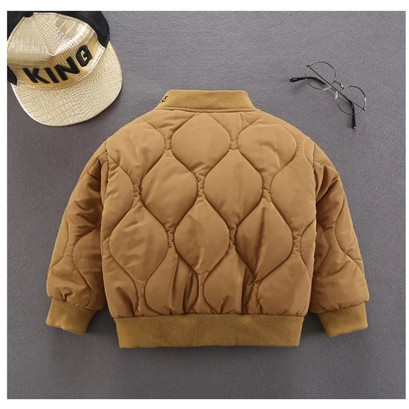 Boys Clothes Warm Winter Girls Coat Kids Jacket Boys Outerwear Thicken Coats Cotton Boy Thicken Baby Clothing For Girl 2-7Y