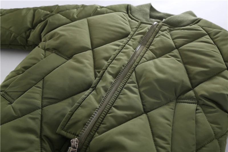 Boys Clothes Warm Winter Girls Coat Kids Jacket Boys Outerwear Thicken Coats Cotton Boy Thicken Baby Clothing For Girl 2-7Y