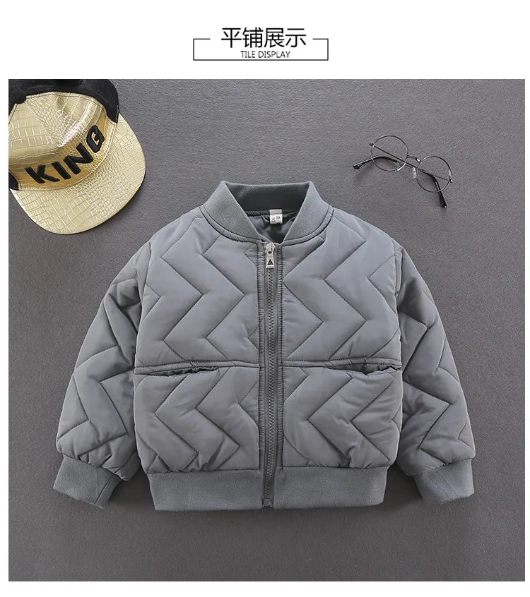 Boys Clothes Warm Winter Girls Coat Kids Jacket Boys Outerwear Thicken Coats Cotton Boy Thicken Baby Clothing For Girl 2-7Y