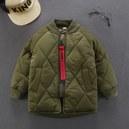 Boys Clothes Warm Winter Girls Coat Kids Jacket Boys Outerwear Thicken Coats Cotton Boy Thicken Baby Clothing For Girl 2-7Y