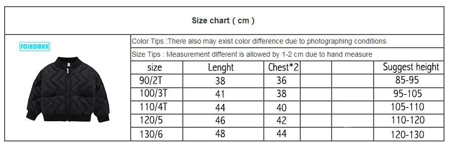 Boys Clothes Warm Winter Girls Coat Kids Jacket Boys Outerwear Thicken Coats Cotton Boy Thicken Baby Clothing For Girl 2-7Y