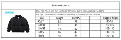 Boys Clothes Warm Winter Girls Coat Kids Jacket Boys Outerwear Thicken Coats Cotton Boy Thicken Baby Clothing For Girl 2-7Y