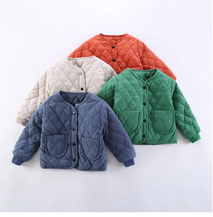 Boys Clothes Warm Winter Girls Coat Kids Jacket Boys Outerwear Thicken Coats Cotton Boy Thicken Baby Clothing For Girl 2-7Y