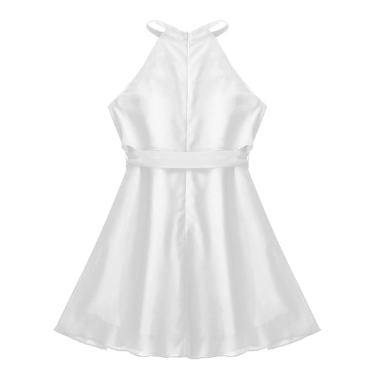 Summer Kids Dresses for Girls  Children's Chiffon Flower Girls Dress Pageant Wedding Party First Communion Dress filles robes