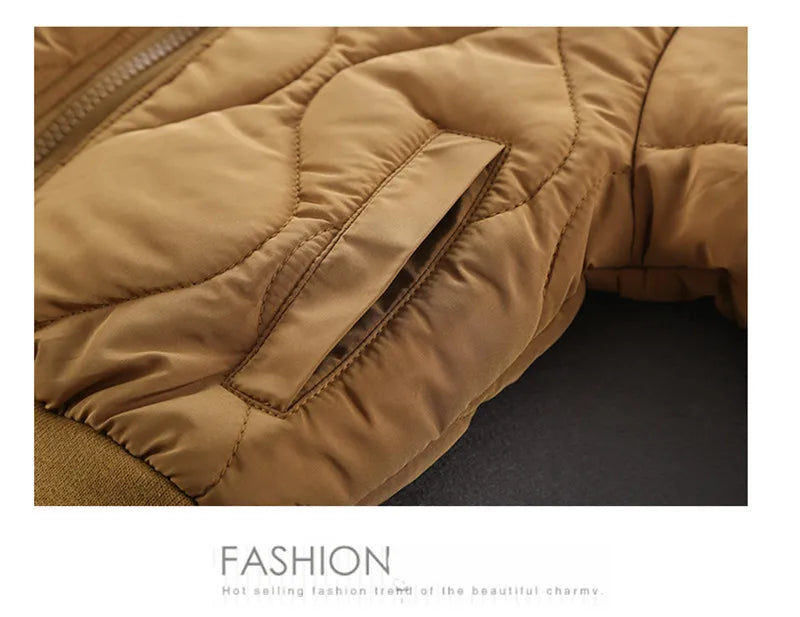 Boys Clothes Warm Winter Girls Coat Kids Jacket Boys Outerwear Thicken Coats Cotton Boy Thicken Baby Clothing For Girl 2-7Y