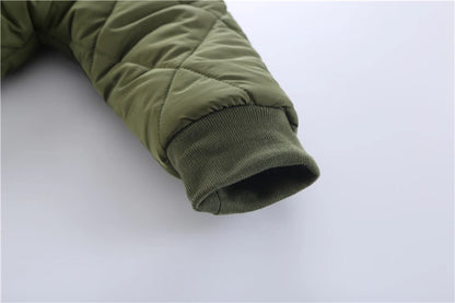 Boys Clothes Warm Winter Girls Coat Kids Jacket Boys Outerwear Thicken Coats Cotton Boy Thicken Baby Clothing For Girl 2-7Y