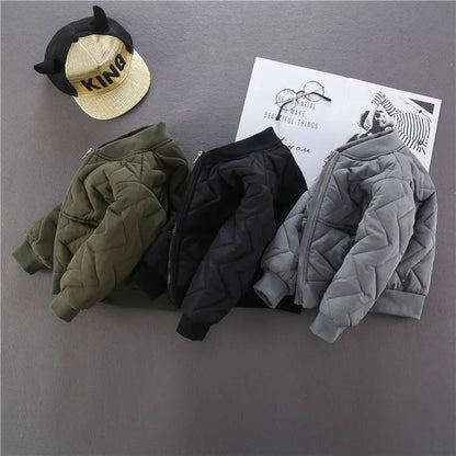 Boys Clothes Warm Winter Girls Coat Kids Jacket Boys Outerwear Thicken Coats Cotton Boy Thicken Baby Clothing For Girl 2-7Y
