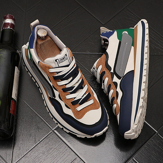 Fashion Sneaker Casual And Lightweight Comfort Trend Color Matching Men