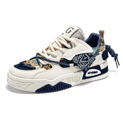 New Men's Versatile Casual Shoes Thick-soled Non-slip