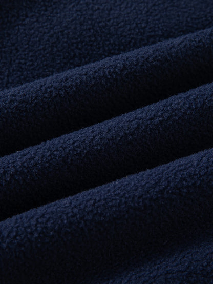 Girls Winter Casual Outfit Solid Color Fleece Thickened Hoodie Pants Clothes Set Half-Zip Children Sweater Sets