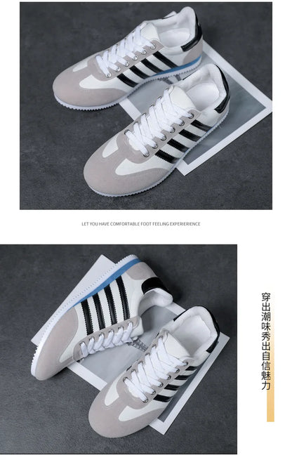 Men's Shoes Trend Casual Shoes for Men Breathable Flat Shoes Outdoor Fitness Free Sports Male Shoes Comfortable Vulcanized Shoes